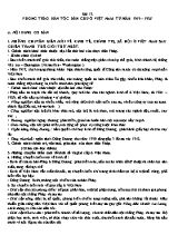 Tài liệu luyện thi THPT quốc gia Lịch sử việt năm từ năm 1919 đến năm 1925